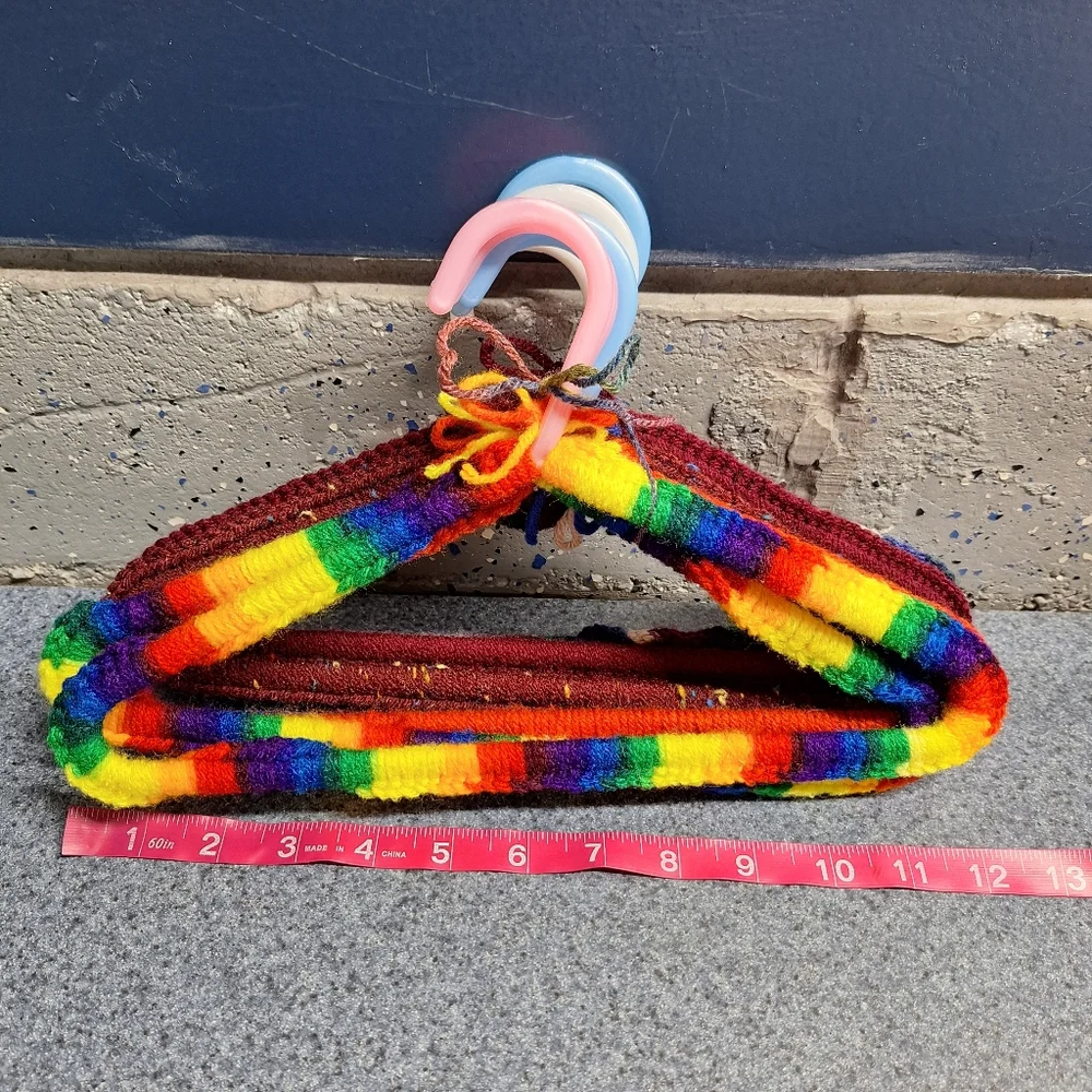 Handmade, Knitted Children's Hangers Bundle of 7